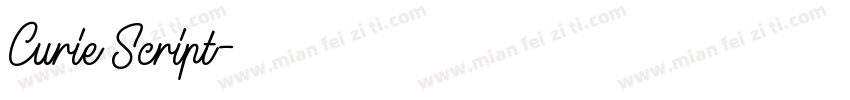 Curie Script字体转换